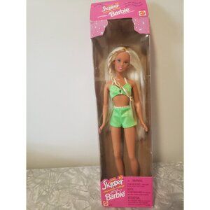 Teen Skipper Barbie Open Box 1997 Teen Skipper Beach Barbie Summer